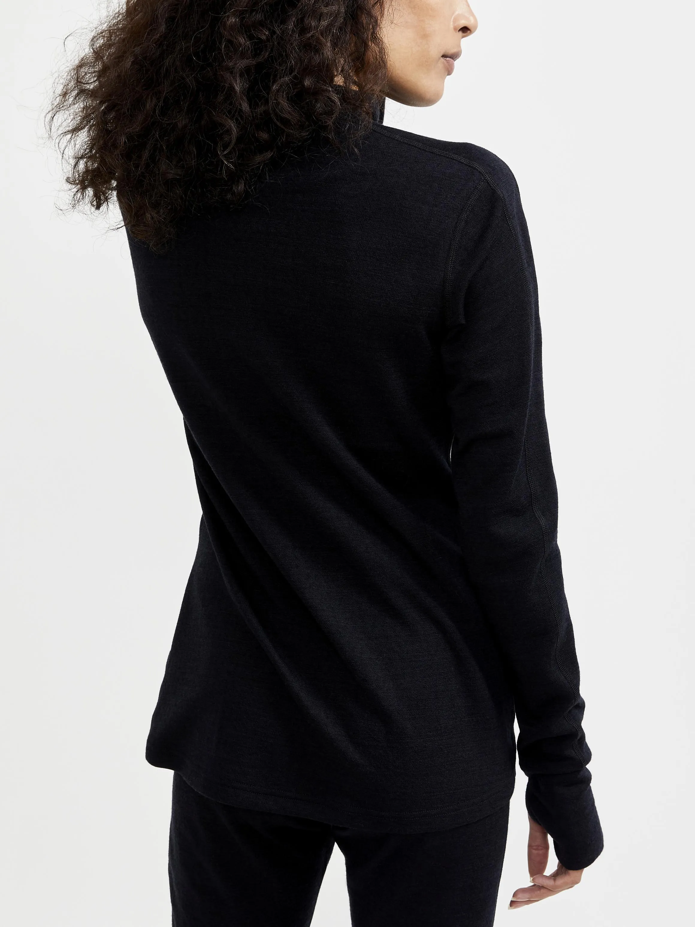 Women's ADV Nordic Wool Baselayer - BLACK/ASH sold by Craft Sportswear product image thumbnail 2