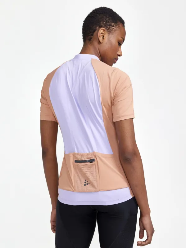 WOMEN'S ADV OFFROAD JERSEY  - LAVENDER-CLIFF sold by Craft Sportswear