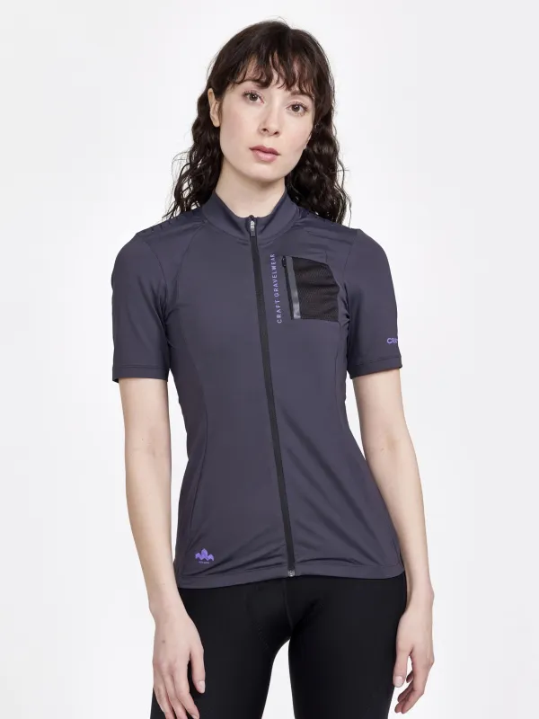 WOMEN'S ADV OFFROAD JERSEY  - SLATE-MAGIC sold by Craft Sportswear