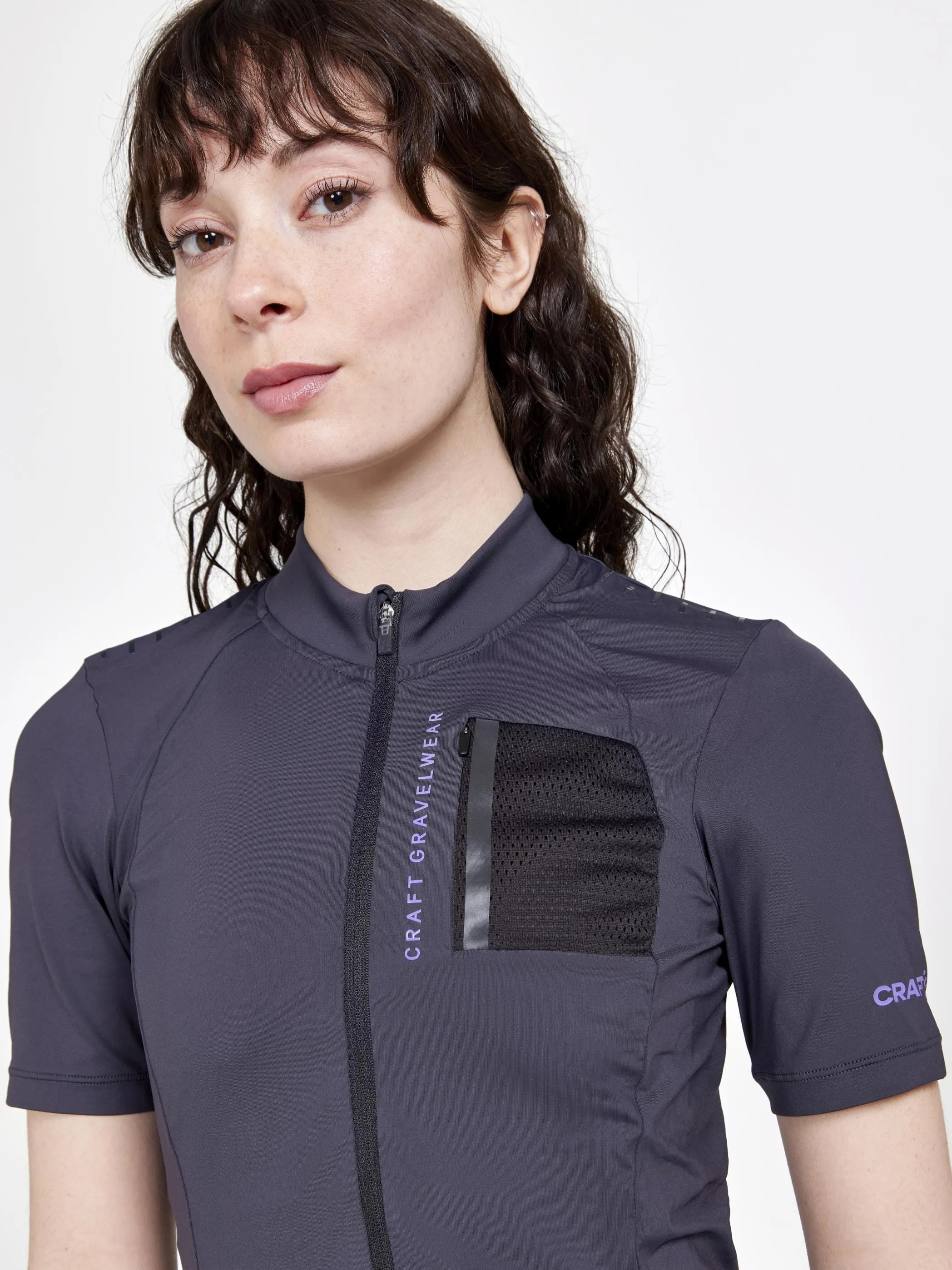 WOMEN'S ADV OFFROAD JERSEY - SLATE-MAGIC sold by Craft Sportswear product image thumbnail 3