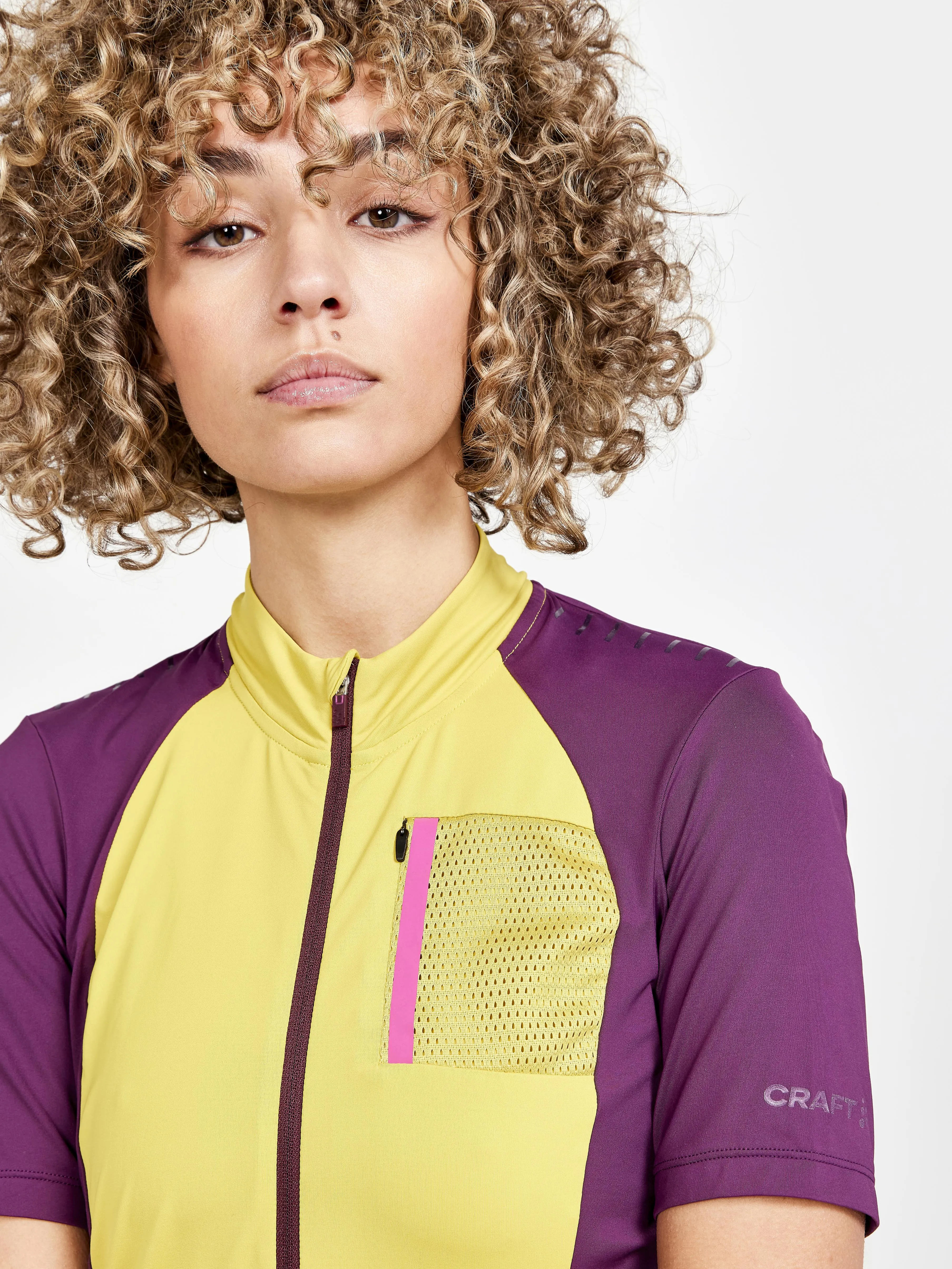 WOMEN'S ADV OFFROAD JERSEY  - CRESS-BURGUNDY sold by Craft Sportswear product image thumbnail 3