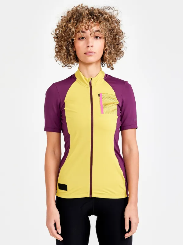WOMEN'S ADV OFFROAD JERSEY  - CRESS-BURGUNDY sold by Craft Sportswear