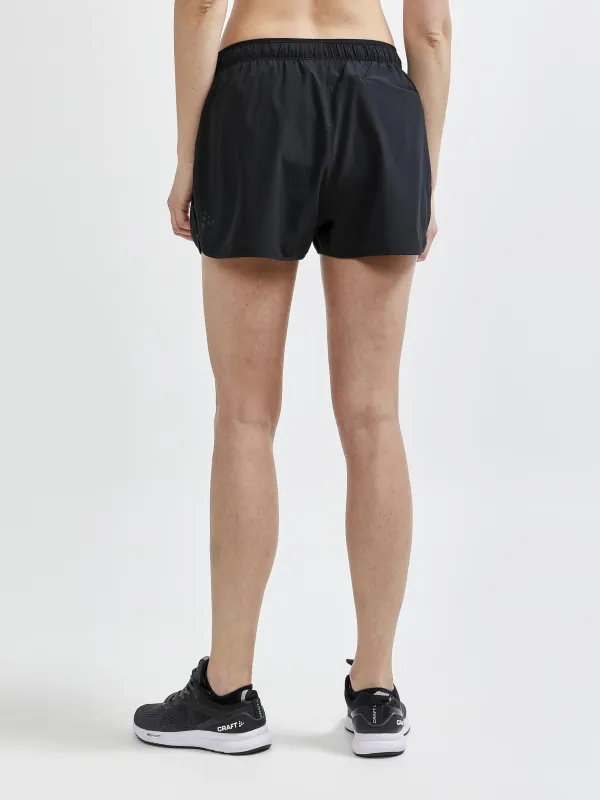 WOMEN'S ADV ESSENCE 2" STRETCH SHORTS - Black sold by Craft Sportswear