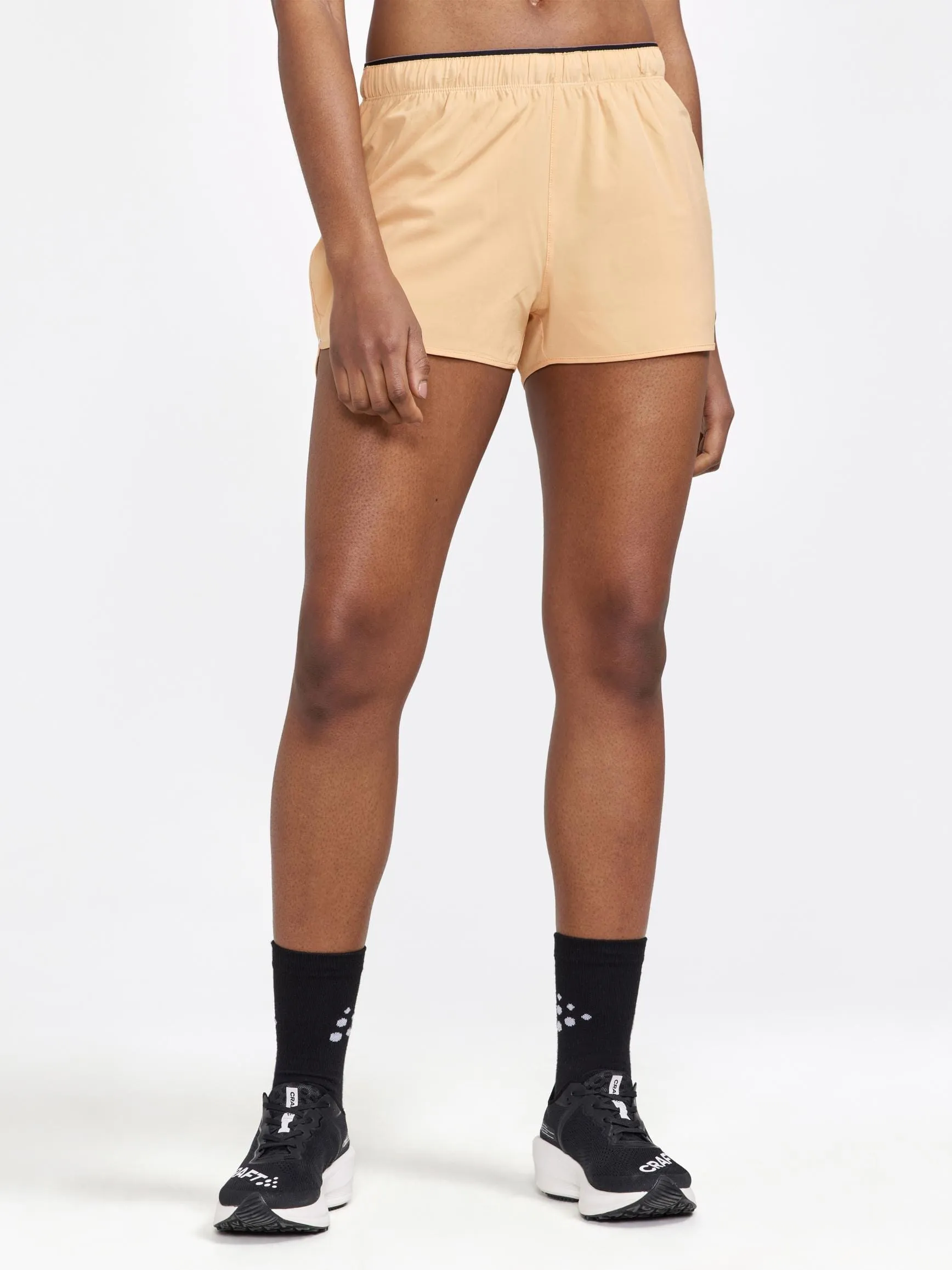 WOMEN'S ADV ESSENCE 2" STRETCH SHORTS - PEACH sold by Craft Sportswear