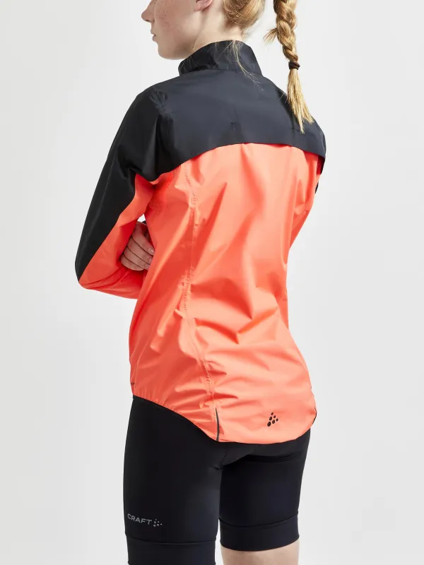 Women's CORE Endur Hydro Cycling Jacket - BLACK/SHOCK sold by Craft Sportswear