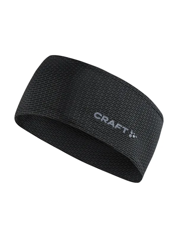 MESH NANO WEIGHT HEADBAND - Black sold by Craft Sportswear