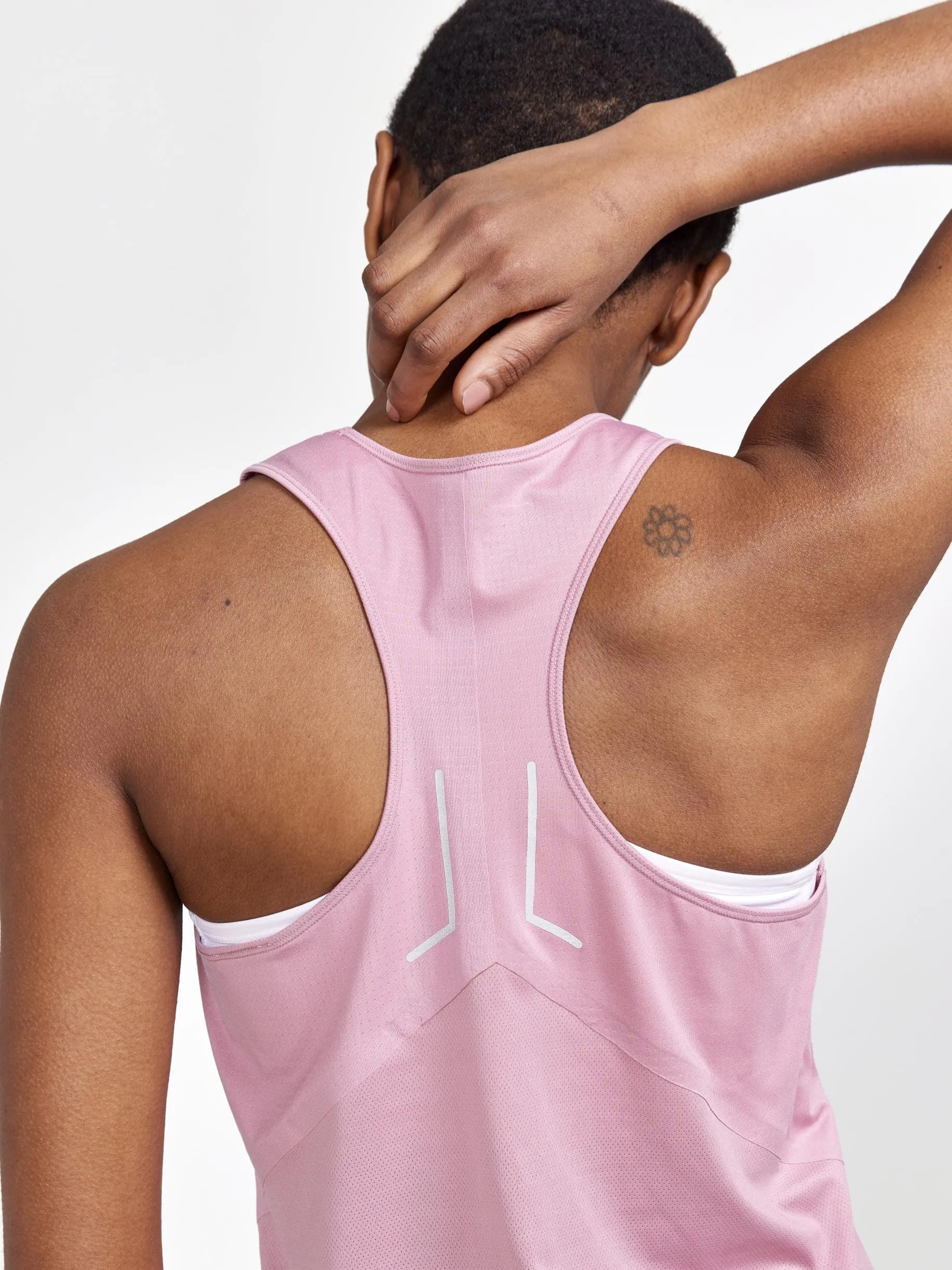 WOMEN'S PRO HYPERVENT RUNNING SINGLET - DAWN sold by Craft Sportswear product image thumbnail 3