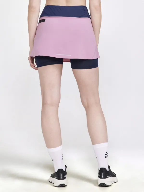 WOMEN'S PRO HYPERVENT 2IN1 RUNNING SKIRT - DAWN sold by Craft Sportswear