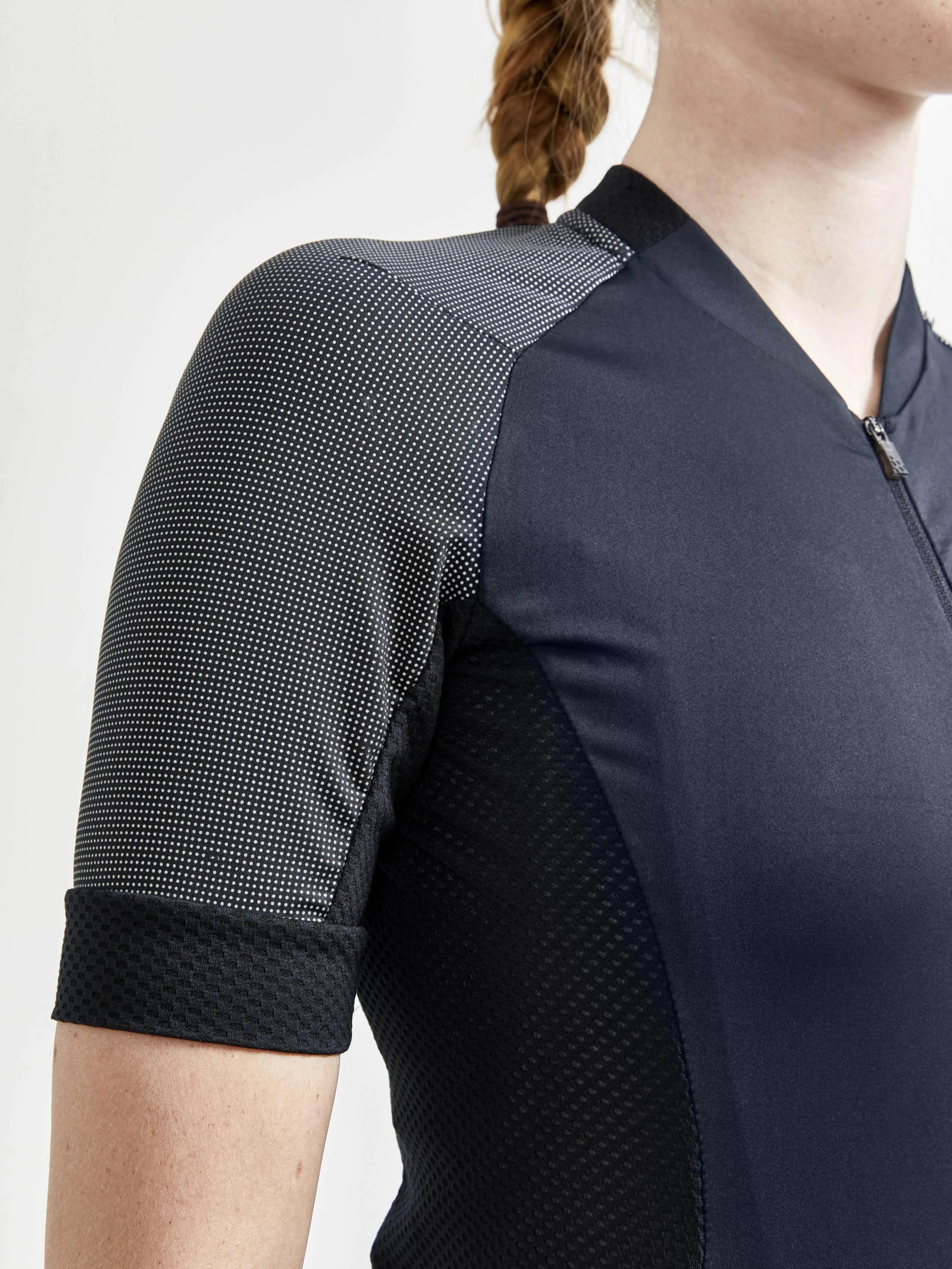 Women's ADV Endur Lumen Cycling Jersey - Black sold by Craft Sportswear product image thumbnail 5