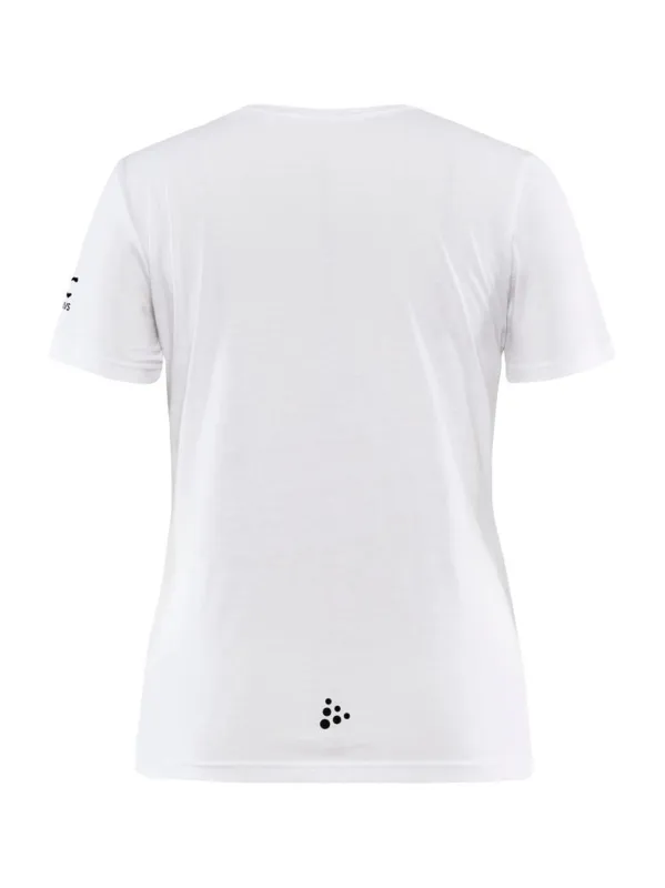 WOMEN'S TEAM RIVS TRI BLEND TEE - WHITE MELANGE sold by Craft Sportswear