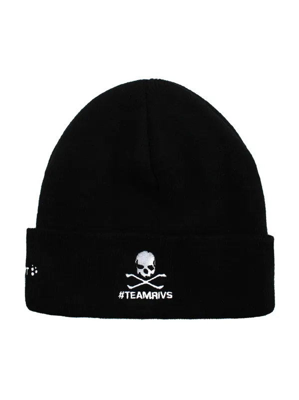 Team Rivs Beanie Hat - Black made by Craft Sportswear