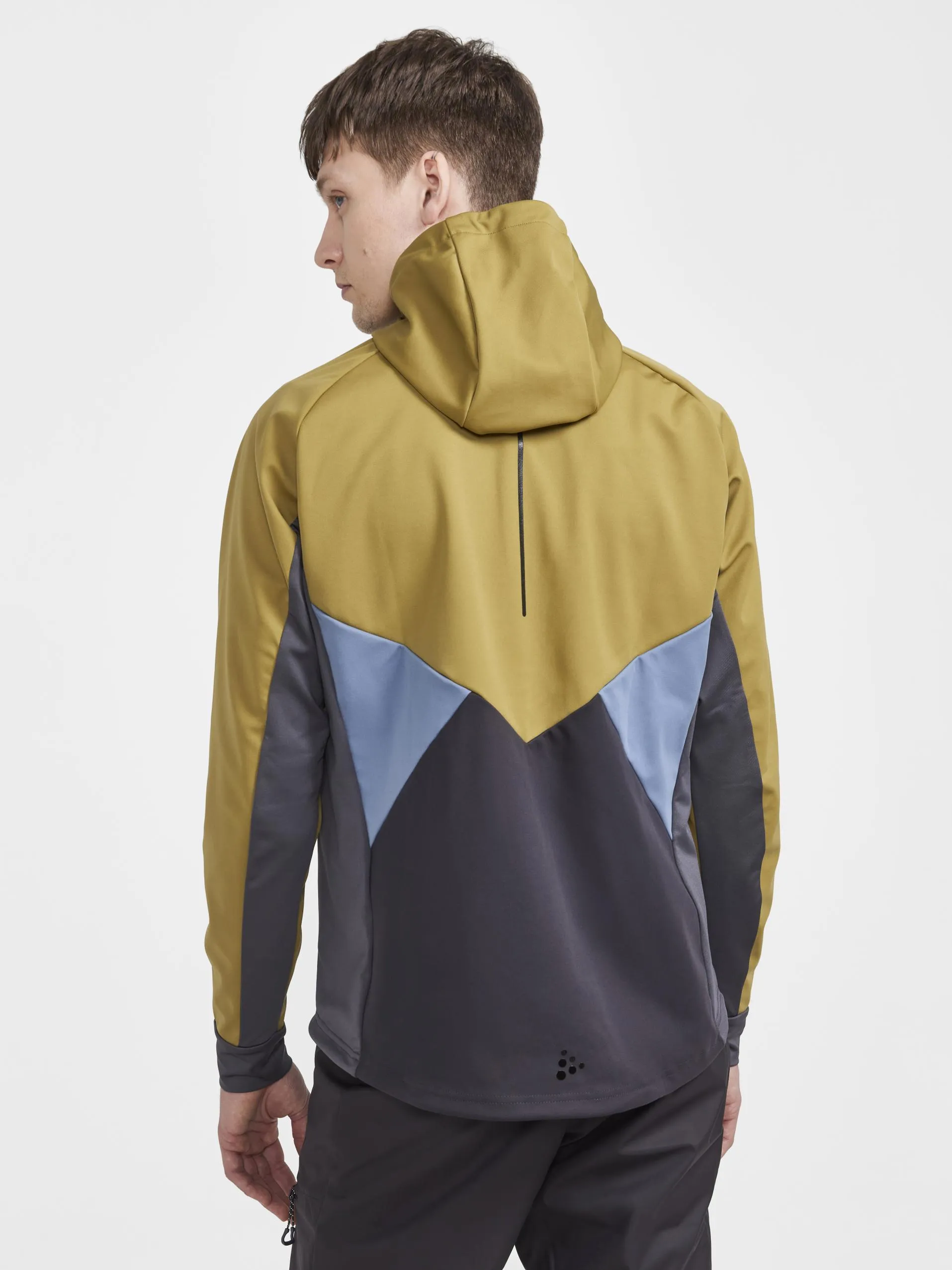 MEN'S GLIDE HOOD JACKET - ALGAE-SLATE sold by Craft Sportswear