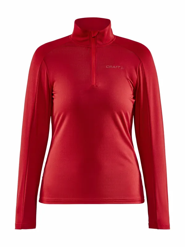 WOMEN'S CORE GAIN MIDLAYER  - BRIGHT RED sold by Craft Sportswear