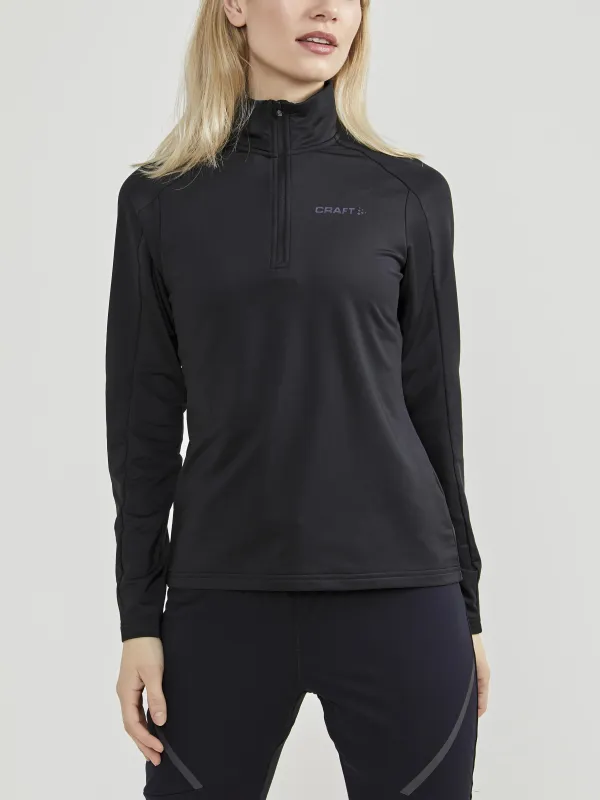 WOMEN'S CORE GAIN MIDLAYER  - Black sold by Craft Sportswear
