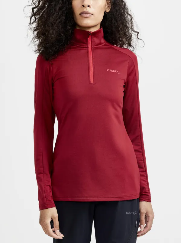 WOMEN'S CORE GAIN MIDLAYER  - RHUBARB sold by Craft Sportswear