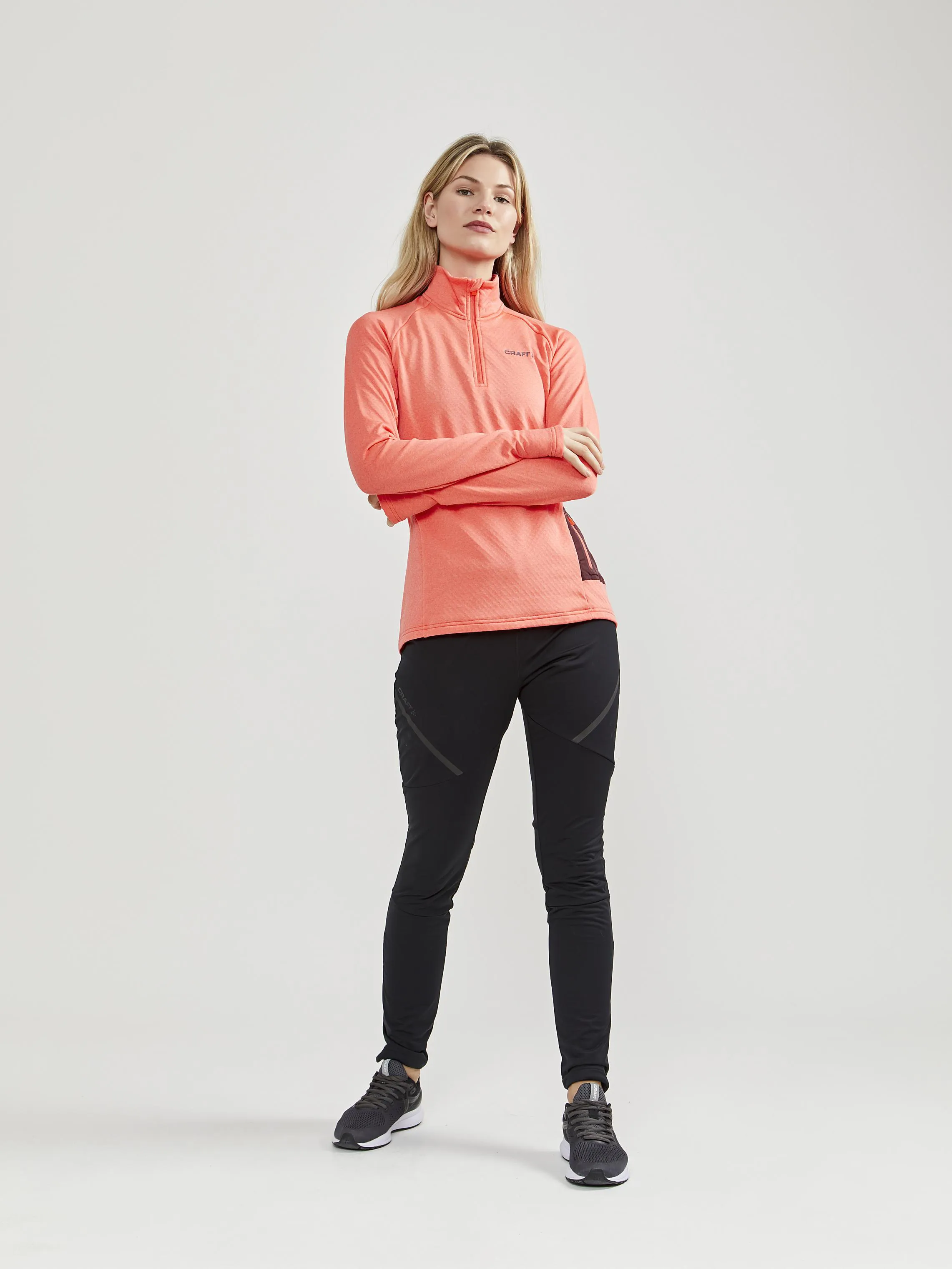 WOMEN'S CORE TRIM THERMAL MIDLAYER - TRACE MELANGE sold by Craft Sportswear product image thumbnail 5