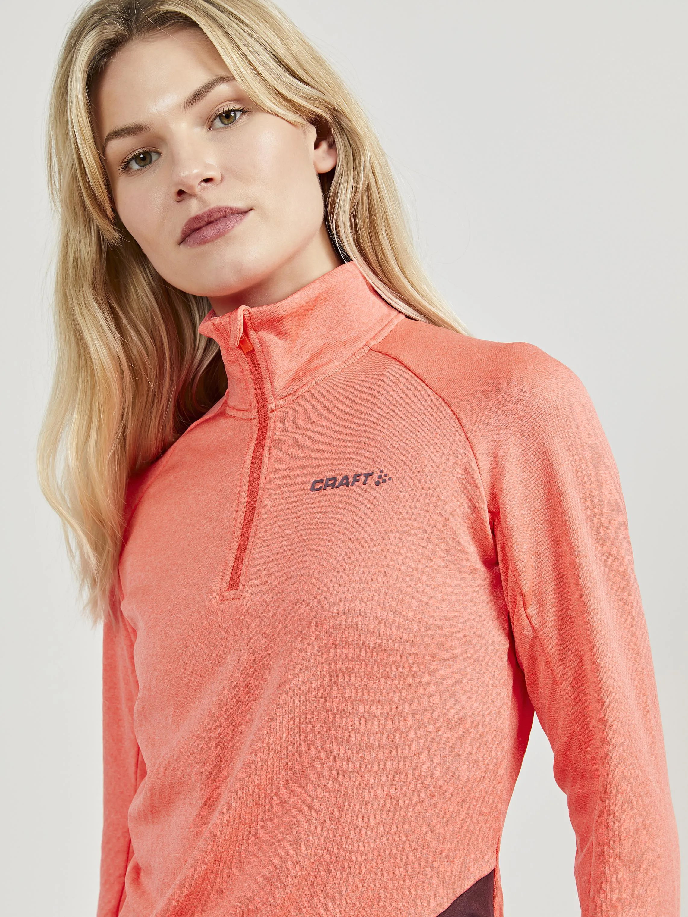 WOMEN'S CORE TRIM THERMAL MIDLAYER - TRACE MELANGE sold by Craft Sportswear product image thumbnail 3