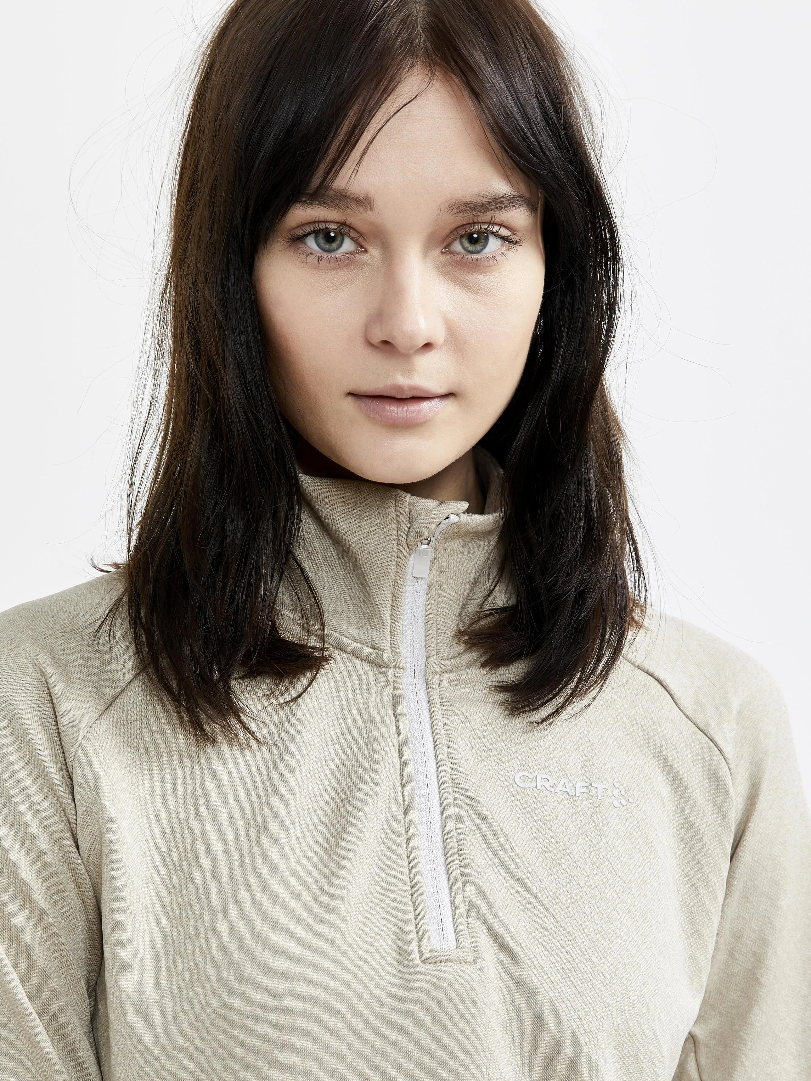 WOMEN'S CORE TRIM THERMAL MIDLAYER - CROCK-MELANGE sold by Craft Sportswear product image thumbnail 3