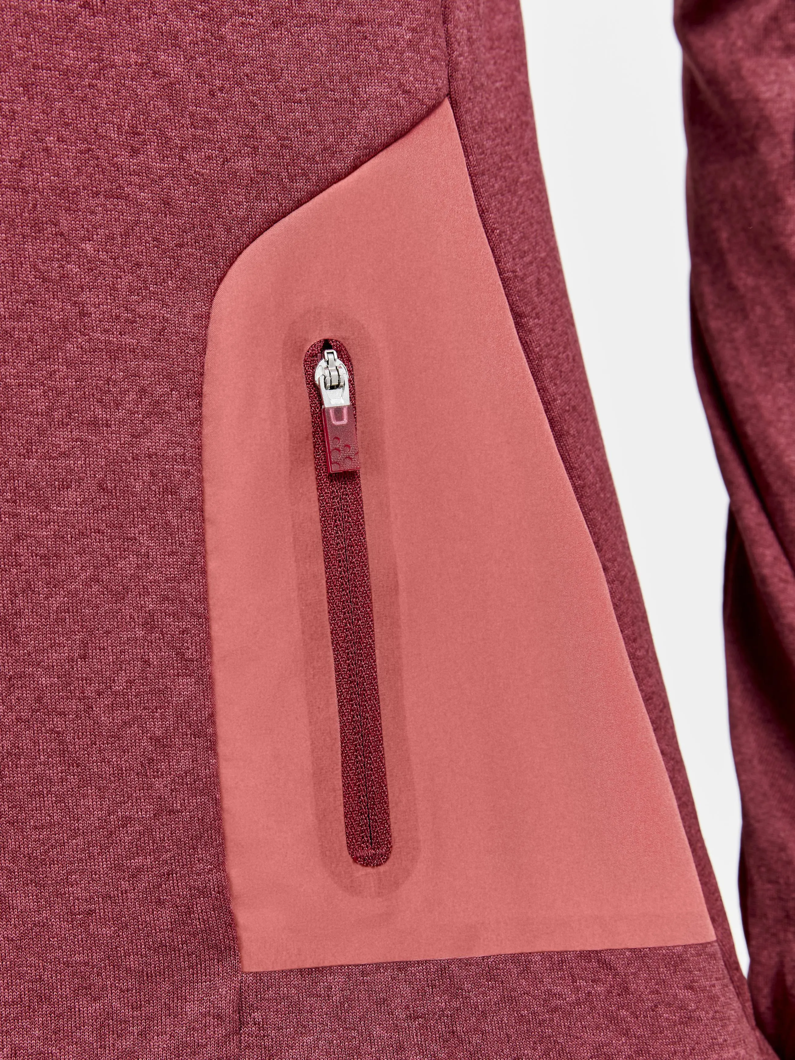 WOMEN'S CORE TRIM THERMAL MIDLAYER - RHUBARB MELANGE sold by Craft Sportswear product image thumbnail 5