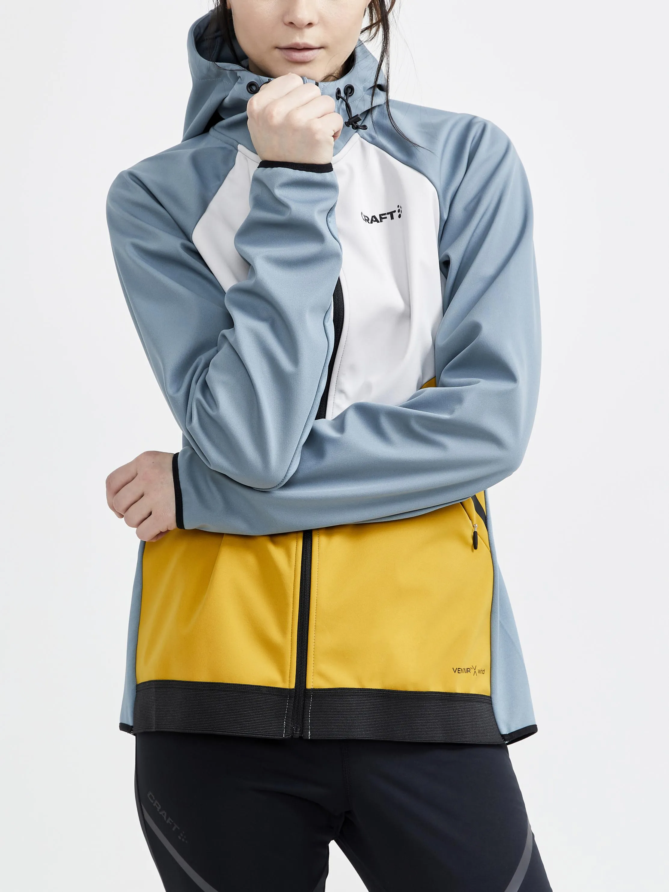 WOMEN'S GLIDE HOOD JACKET - TROOPER-TAWNY sold by Craft Sportswear