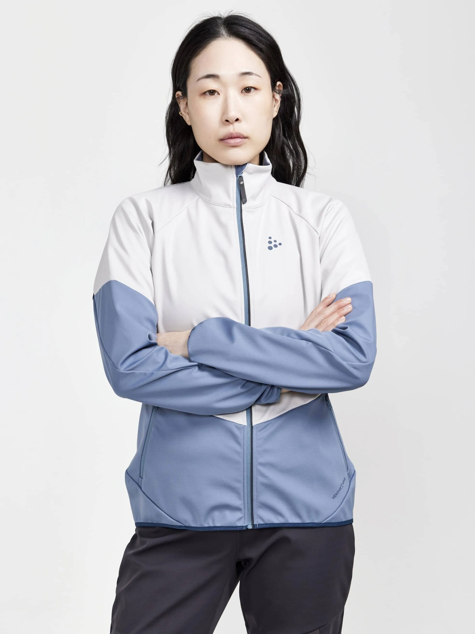 Women's Glide Jacket - Ash/Flow sold by Craft Sportswear