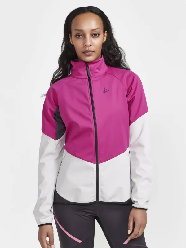 WOMEN'S GLIDE JACKET - ROXO-ASH sold by Craft Sportswear