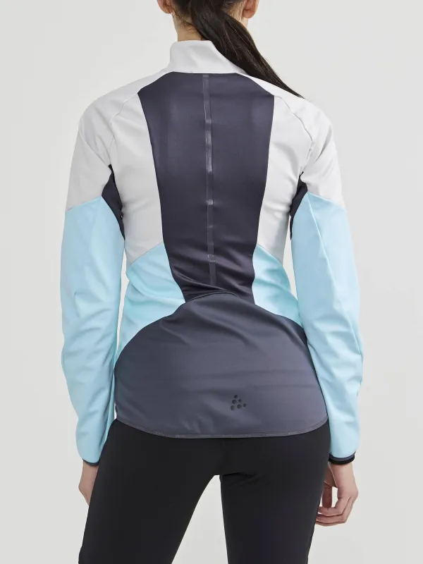 WOMEN'S GLIDE JACKET - ASH/AREA sold by Craft Sportswear