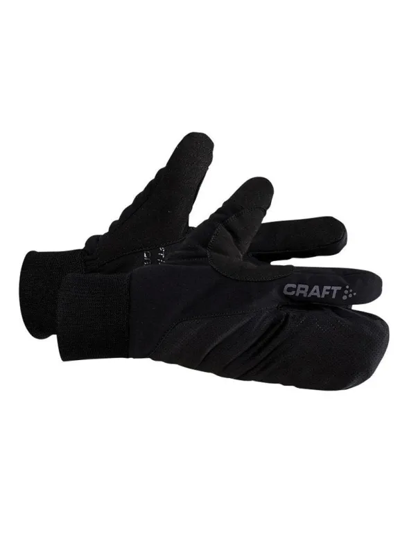 CORE INSULATE SPLIT FINGER GLOVE - Black sold by Craft Sportswear