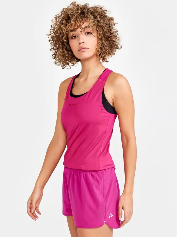 WOMEN'S ADV ESSENCE TRAINING SINGLET - ROXO sold by Craft Sportswear