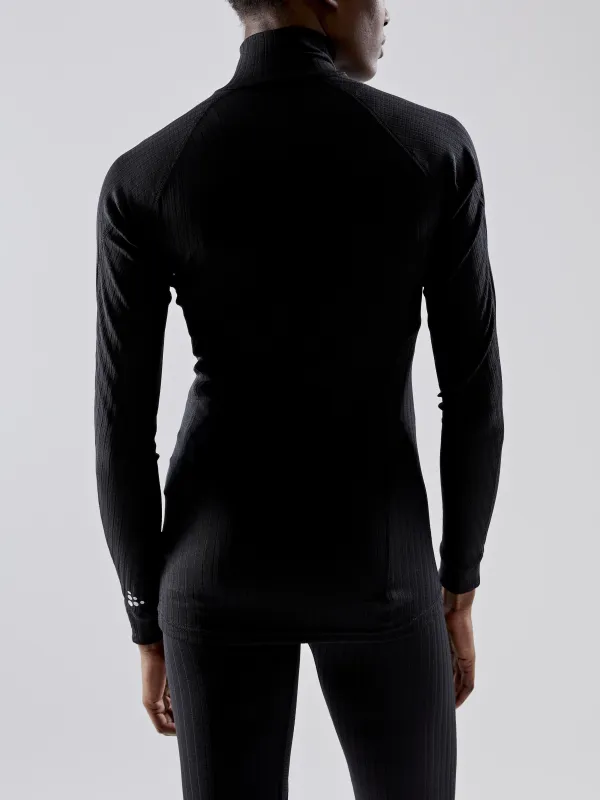 WOMEN'S ACTIVE EXTREME X ZIP BASELAYER - Black sold by Craft Sportswear