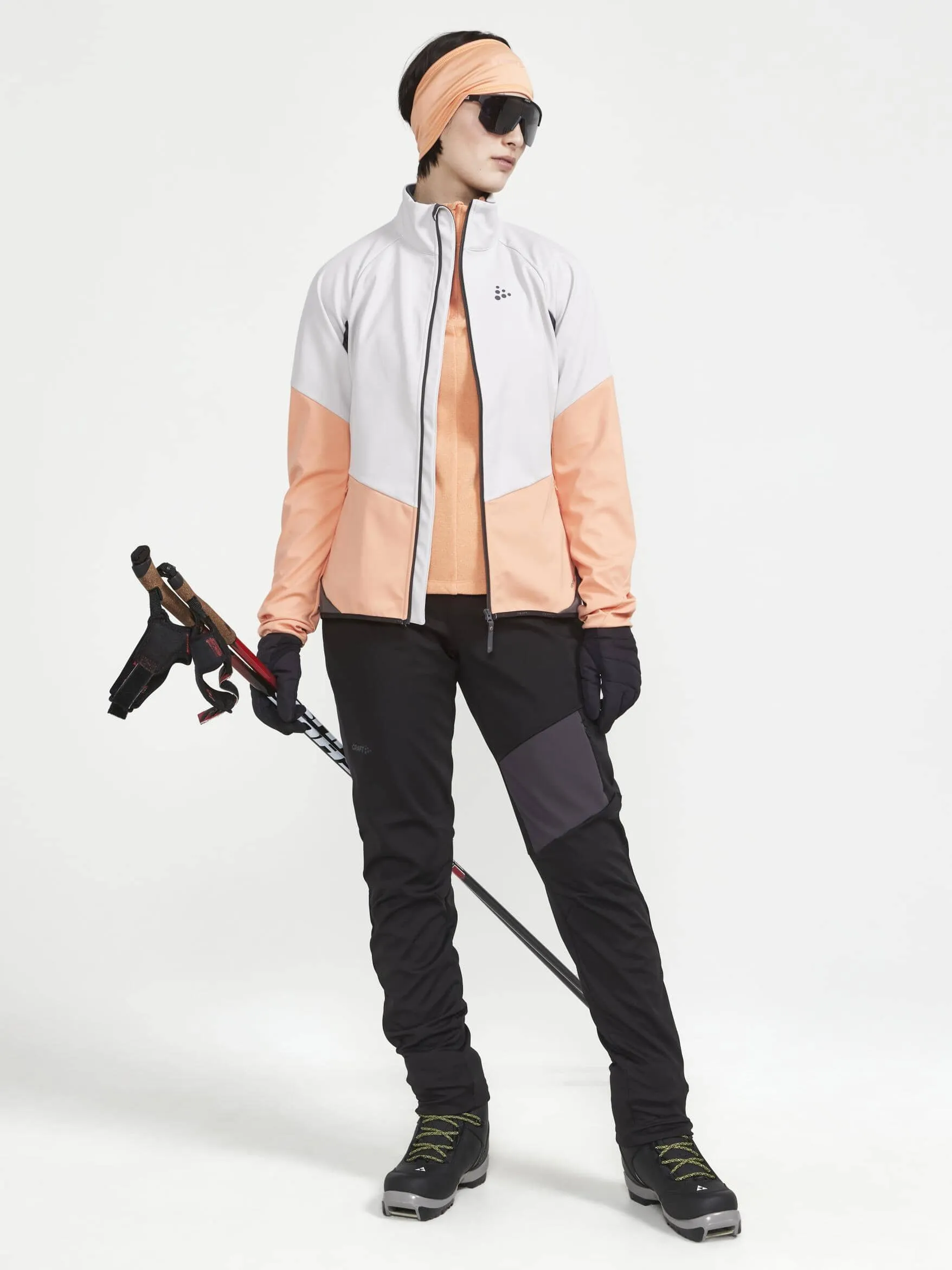 WOMEN'S CORE EDGE THERMAL MIDLAYER - GLOW-ASPHALT sold by Craft Sportswear product image thumbnail 4