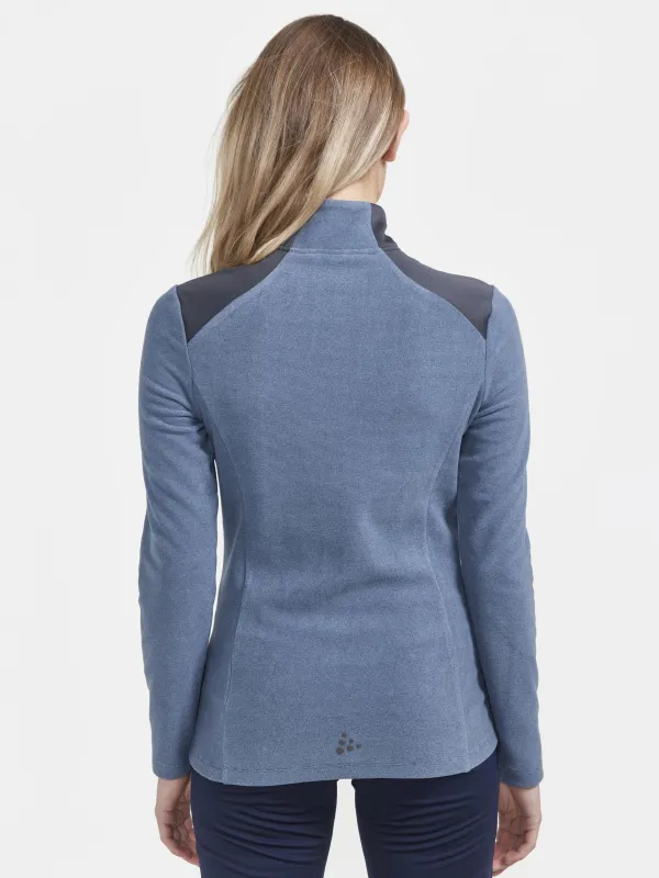 WOMEN'S CORE EDGE THERMAL MIDLAYER - FLOW-ASPHALT sold by Craft Sportswear
