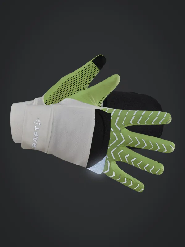 ADV LUMEN HYBRID GLOVE - ASH WHITE-FLUMINO sold by Craft Sportswear