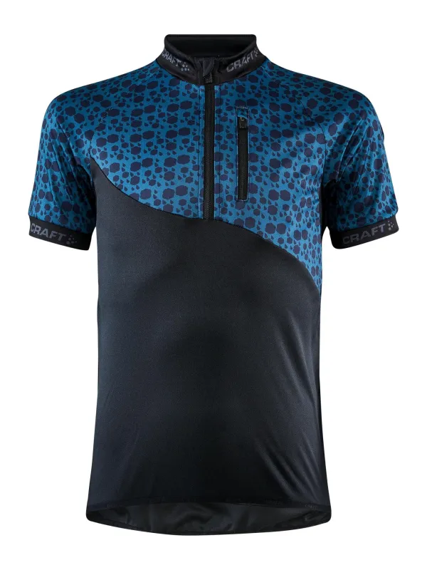 Junior Bike Jersey - BLACK/UNIVERSE sold by Craft Sportswear