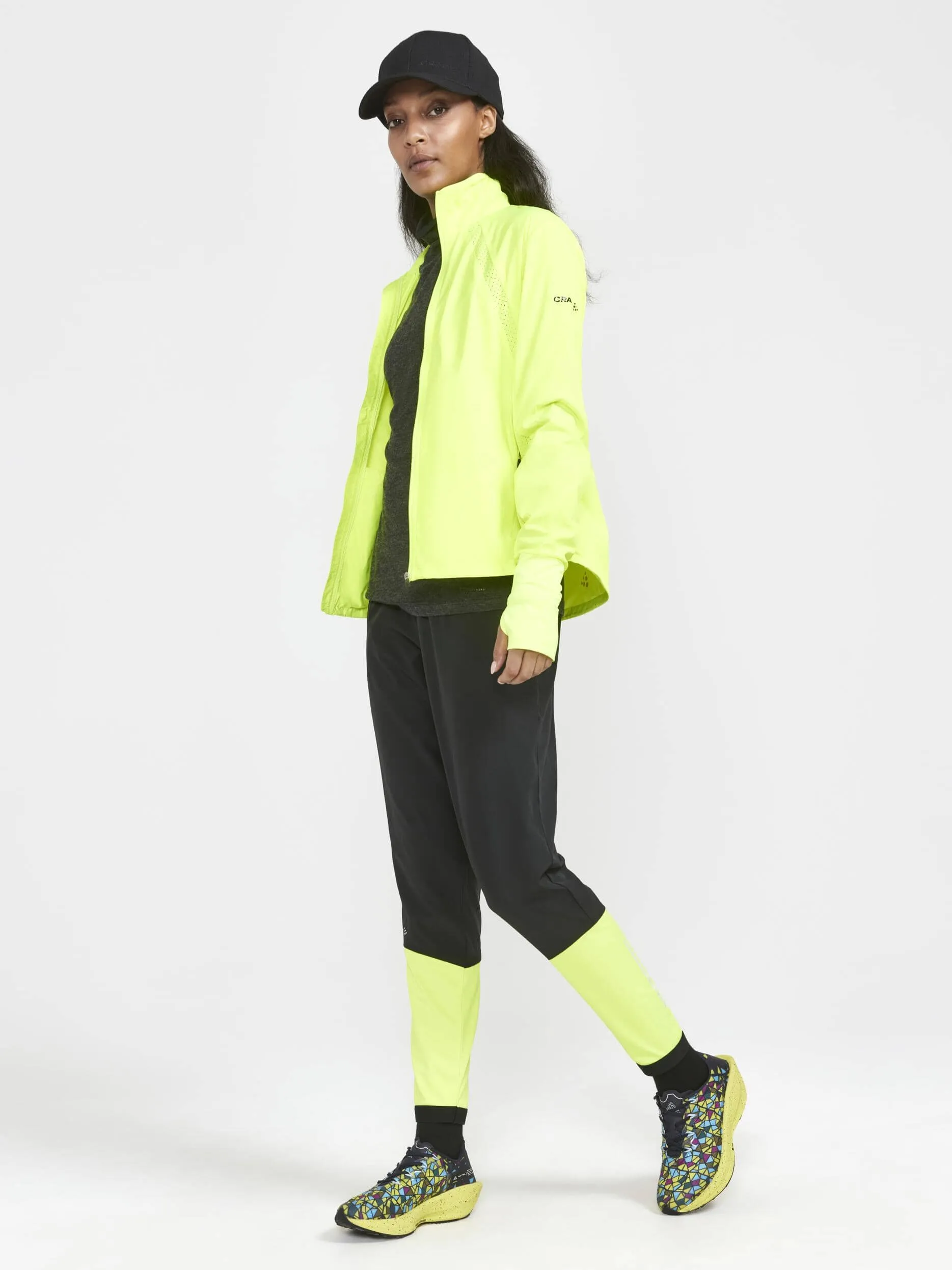 Women's ADV Essence Training Pants - Black/Flumino sold by Craft Sportswear product image thumbnail 4