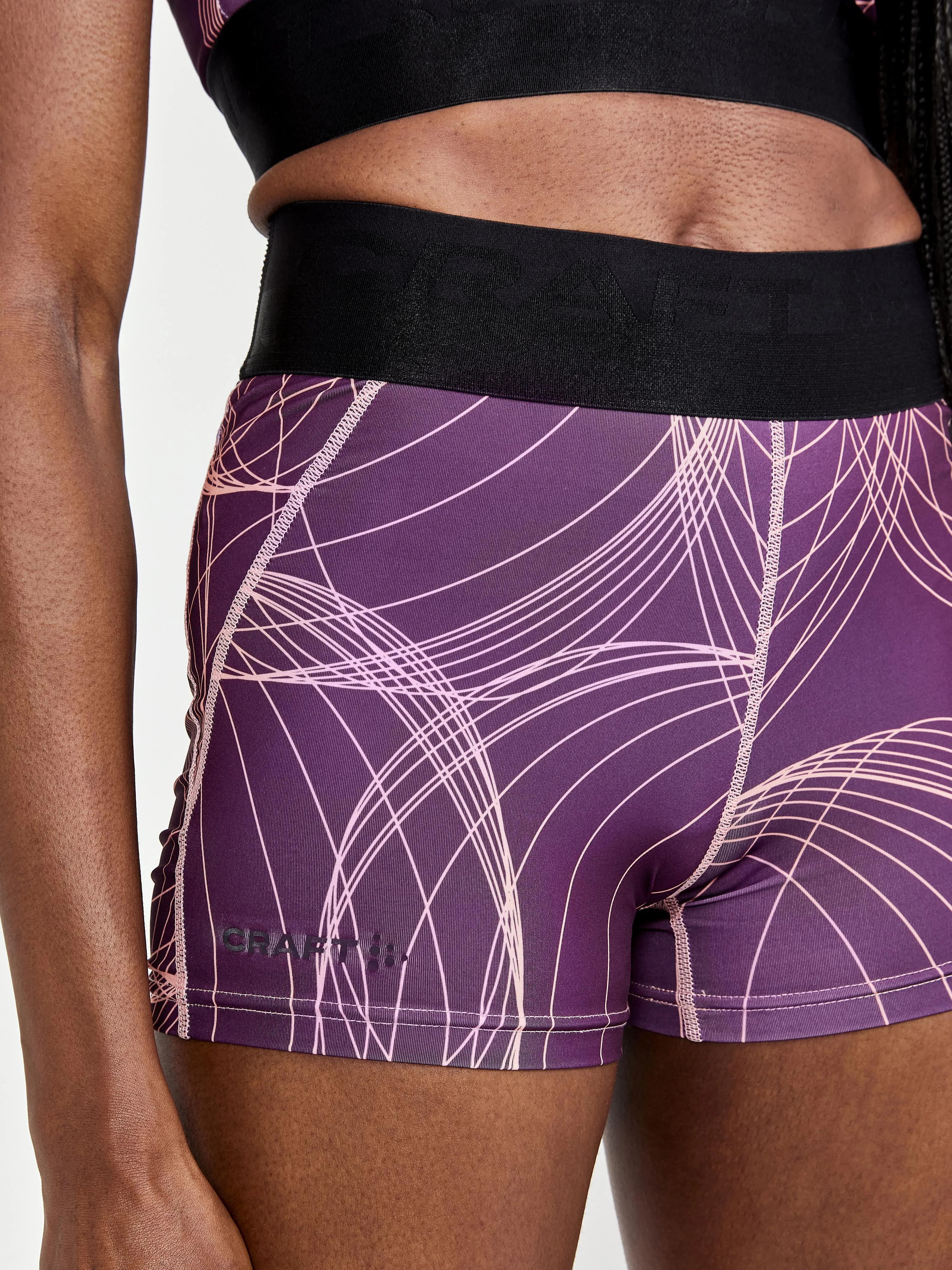 Women's CORE Essence Training Hot Pants - BURGUNDY-BLEIKUR sold by Craft Sportswear product image thumbnail 3