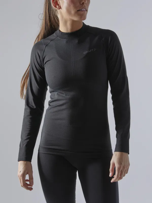 Women's Active Intensity Baselayer Top - Black/Asphalt sold by Craft Sportswear
