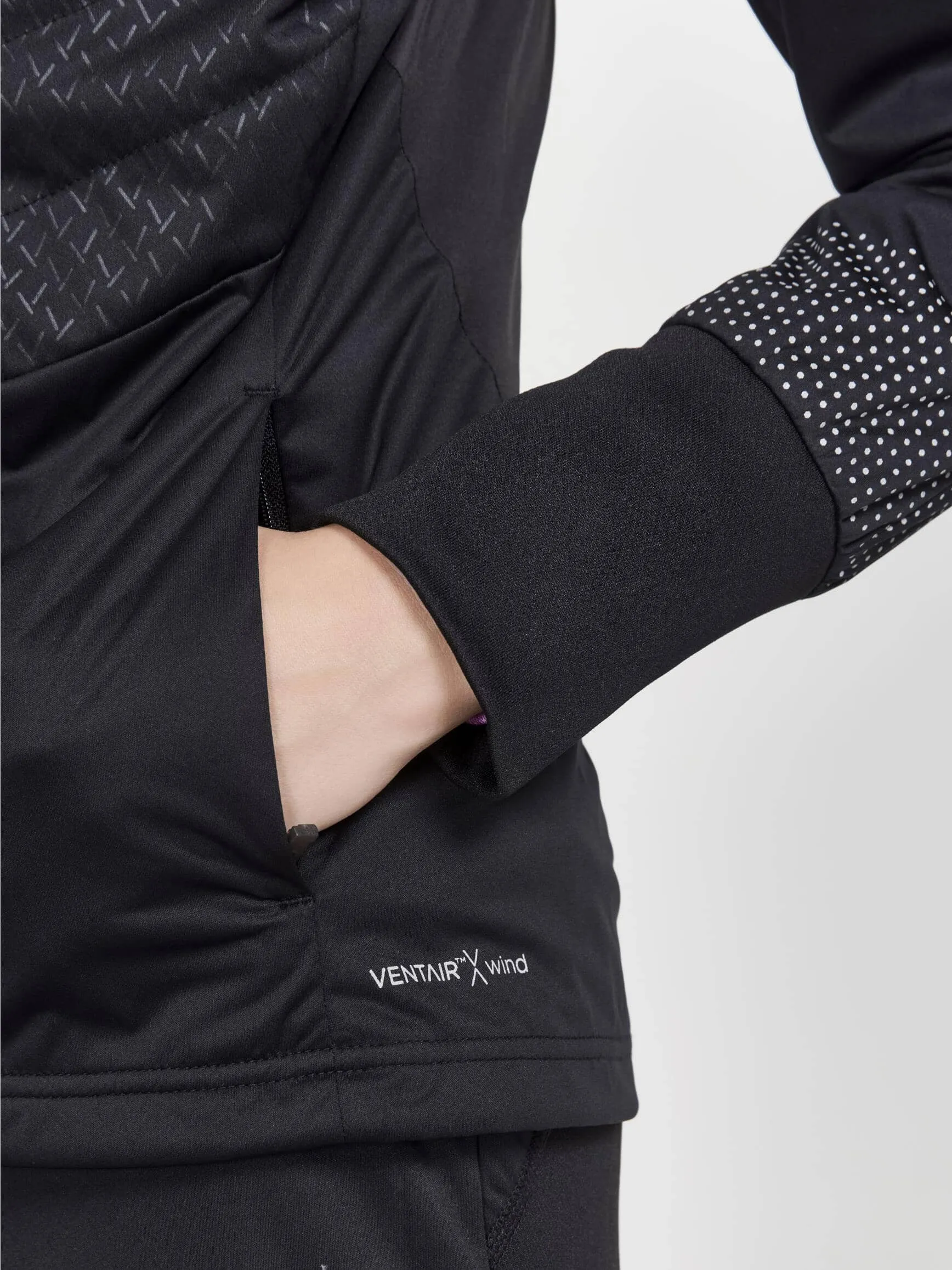 WOMEN'S STORM BALANCE XC SKI JACKET - Black/Black sold by Craft Sportswear product image thumbnail 4