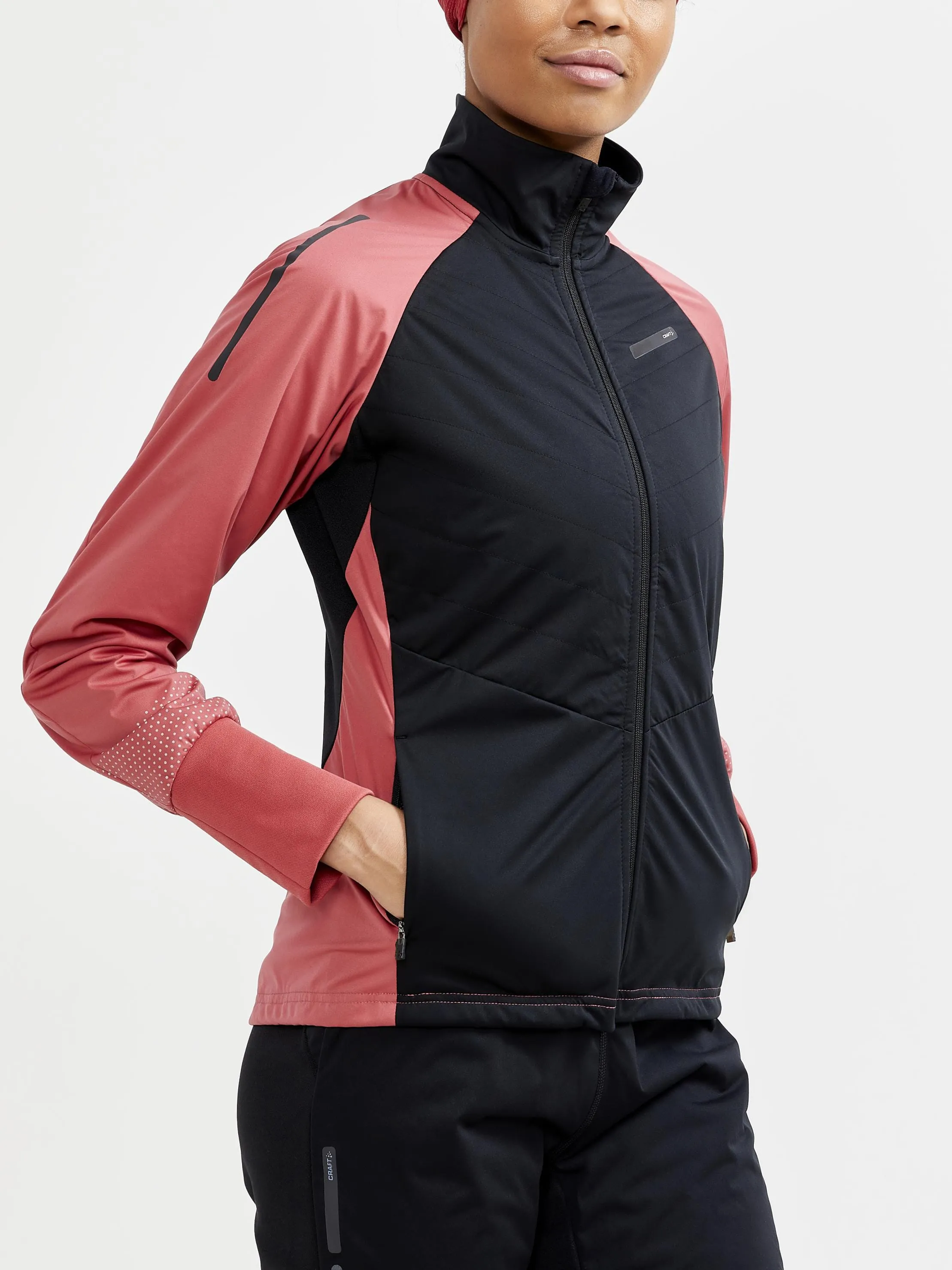 WOMEN'S STORM BALANCE XC SKI JACKET - BLACK-ROSE sold by Craft Sportswear