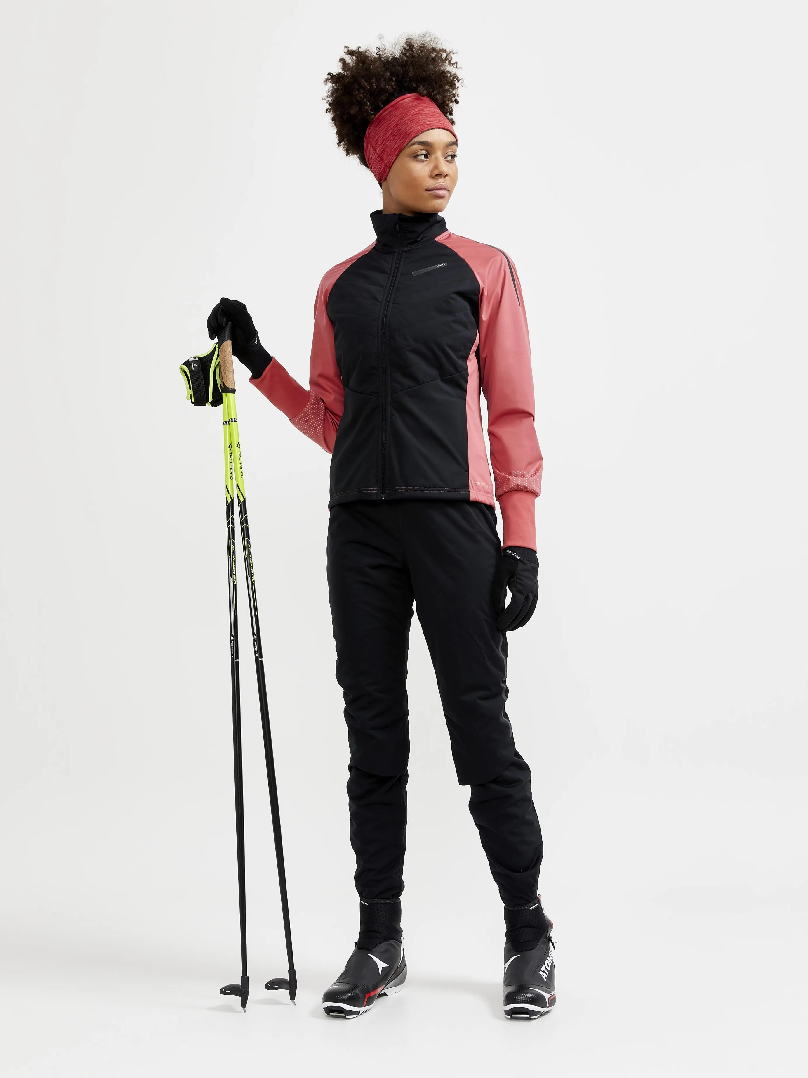 WOMEN'S STORM BALANCE XC SKI JACKET - BLACK-ROSE sold by Craft Sportswear product image thumbnail 5