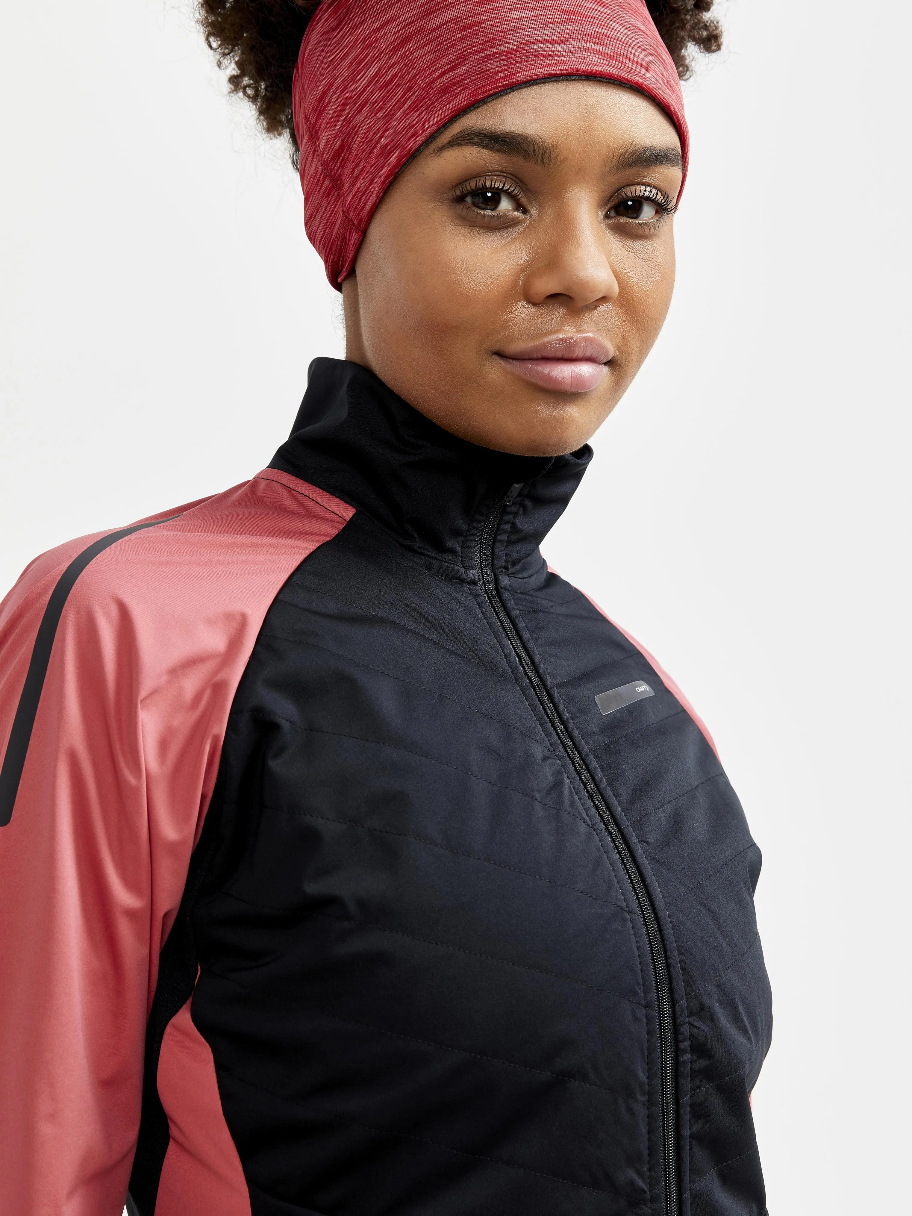 WOMEN'S STORM BALANCE XC SKI JACKET - BLACK-ROSE sold by Craft Sportswear product image thumbnail 3