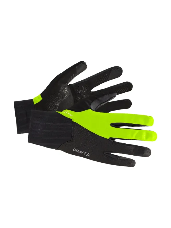 ALL WEATHER GLOVE - Flumino/Black sold by Craft Sportswear