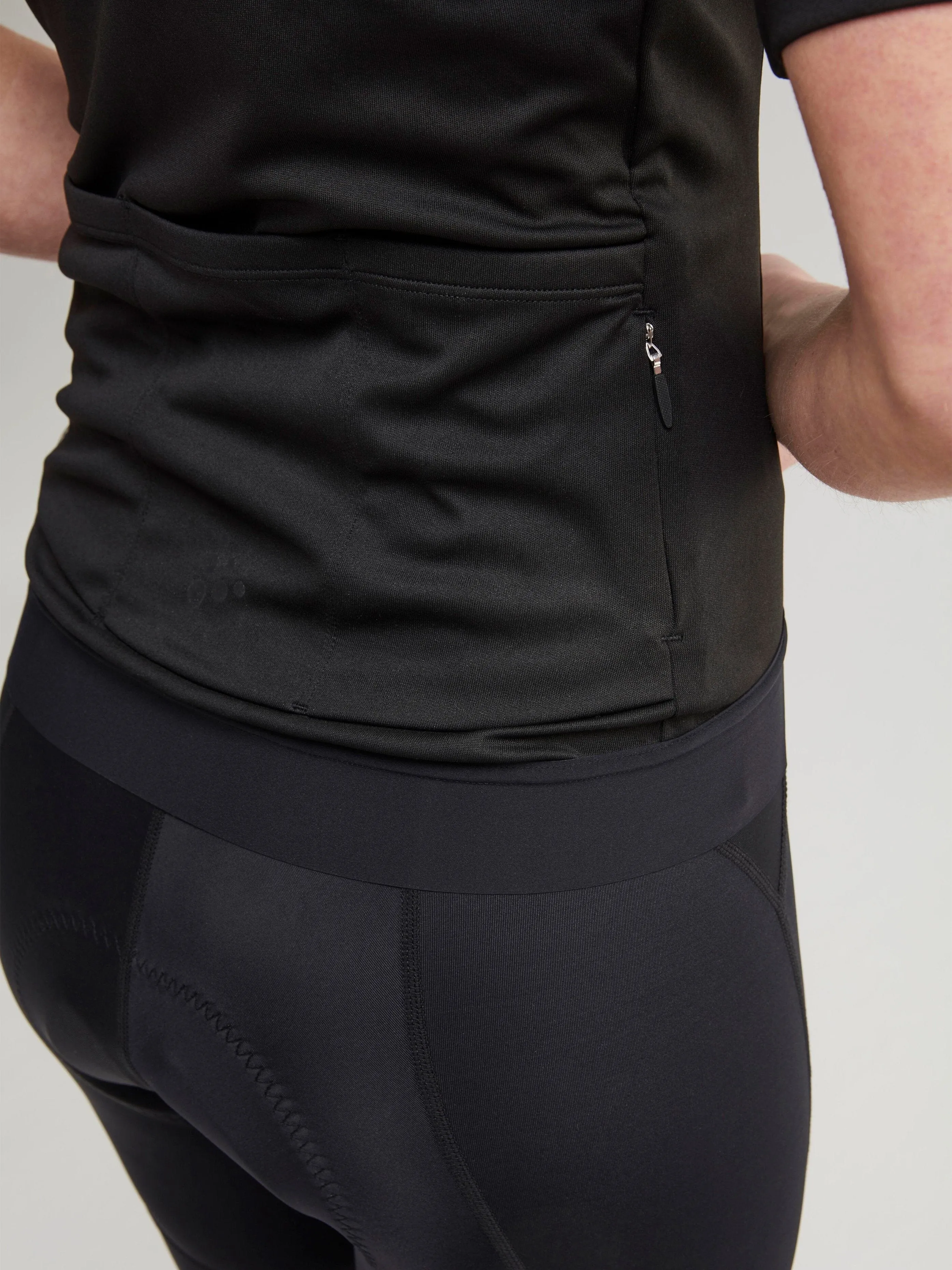 WOMEN'S ESSENCE CYCLING JERSEY - Black sold by Craft Sportswear product image thumbnail 3