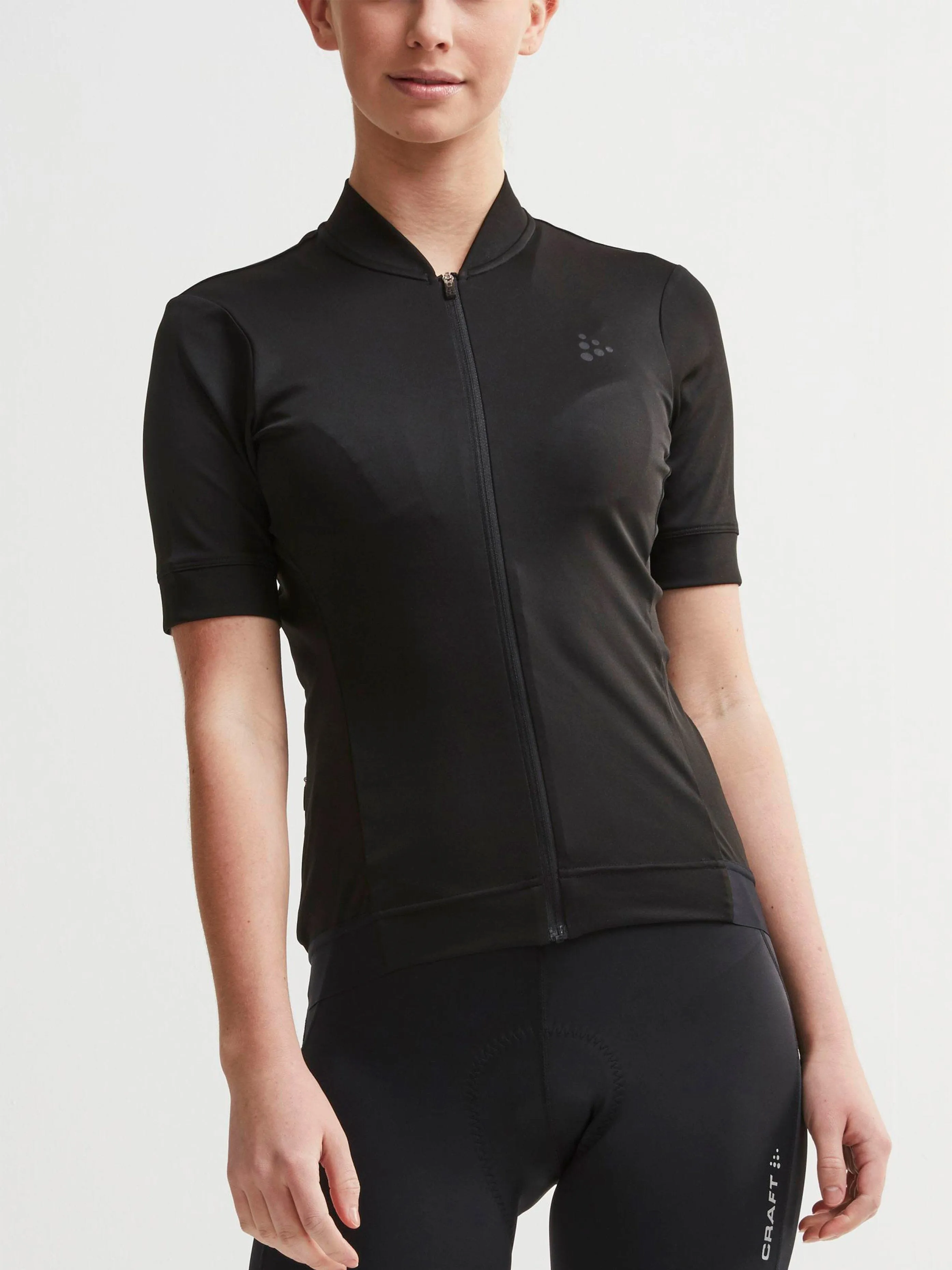 WOMEN'S ESSENCE CYCLING JERSEY - Black sold by Craft Sportswear