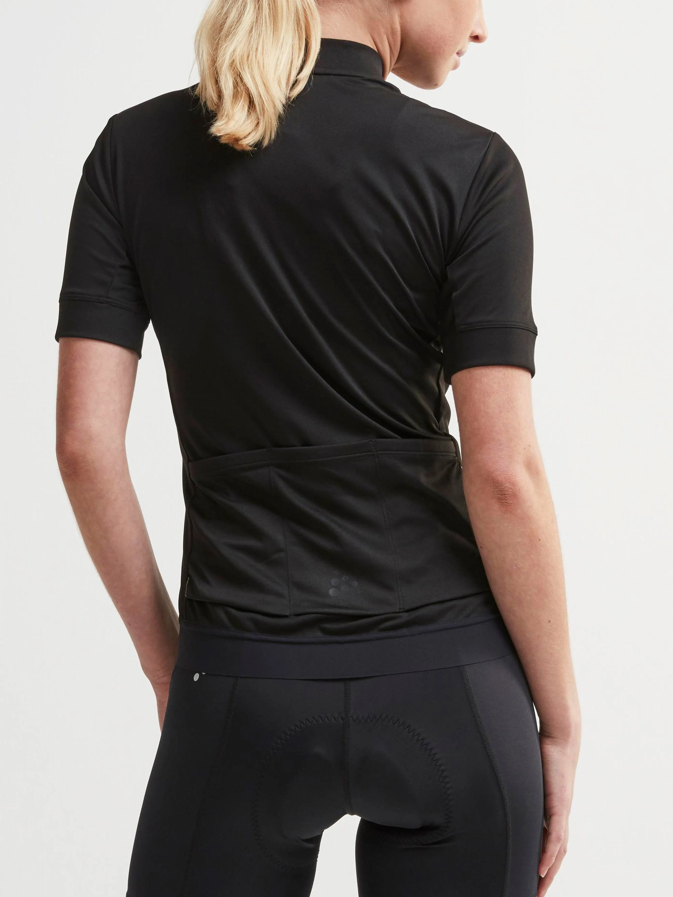 WOMEN'S ESSENCE CYCLING JERSEY - Black sold by Craft Sportswear product image thumbnail 2