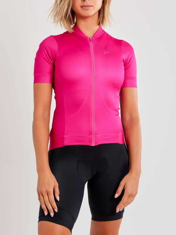 WOMEN'S ESSENCE CYCLING JERSEY  - FAME sold by Craft Sportswear