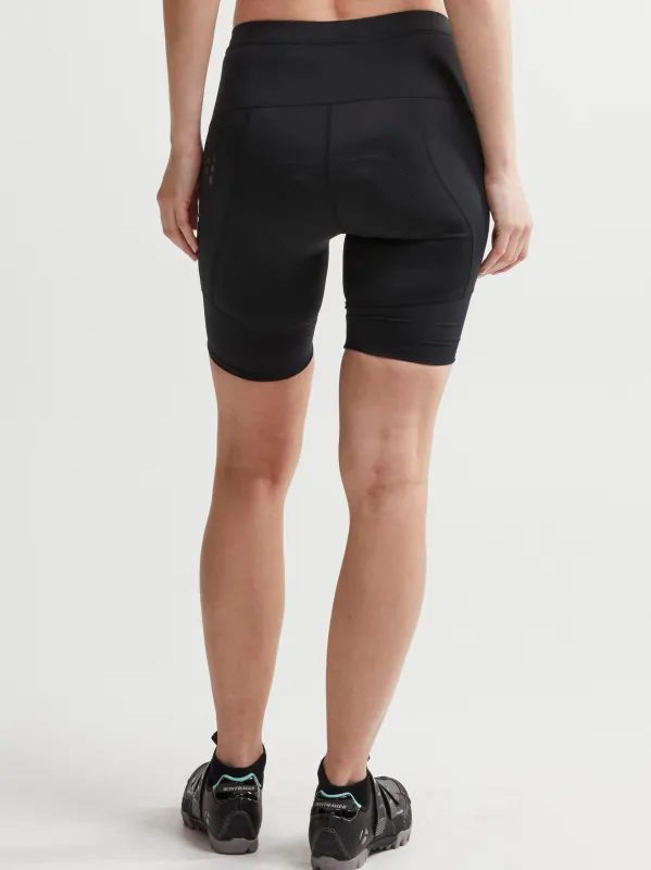 WOMEN'S ESSENCE CYCLING SHORTS  - Black sold by Craft Sportswear