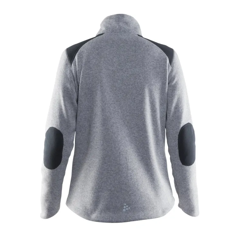 WOMEN'S CRAFT NOBLE ZIP FLEECE JACKET - GREY sold by Craft Sportswear