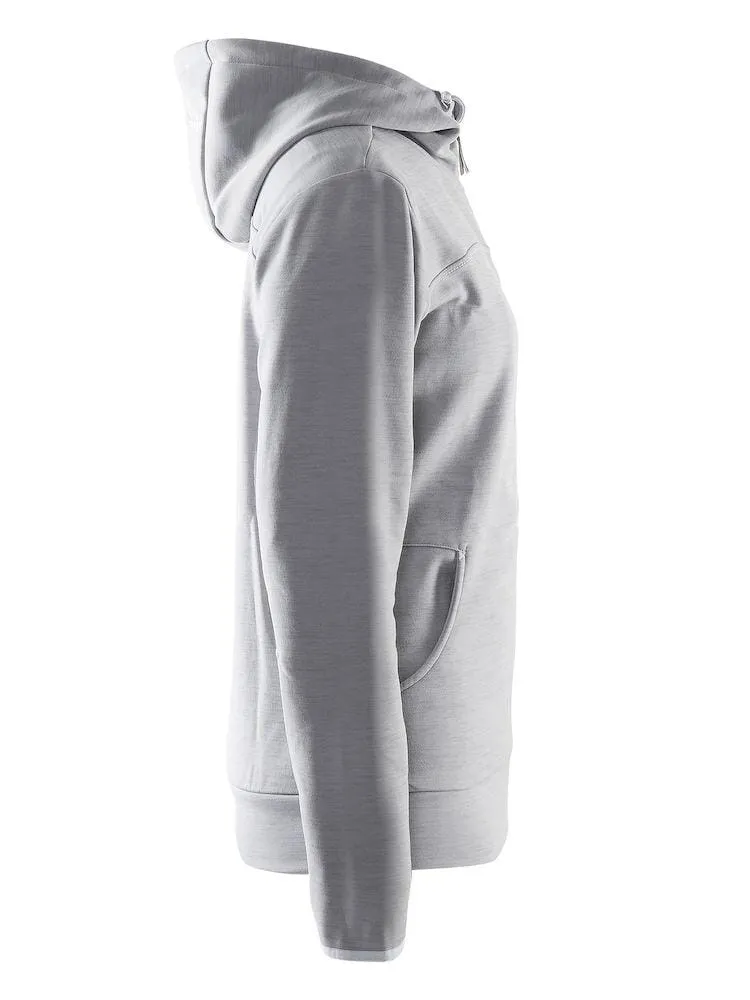 Women's Leisure Full Zip Hood - GREY sold by Craft Sportswear product image thumbnail 4