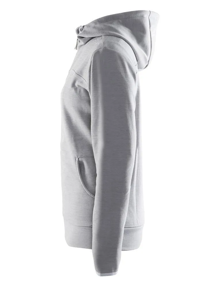 Women's Leisure Full Zip Hood - GREY sold by Craft Sportswear product image thumbnail 3